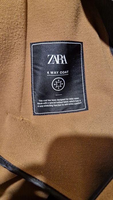 Sobretudo Zara XS camel Homem