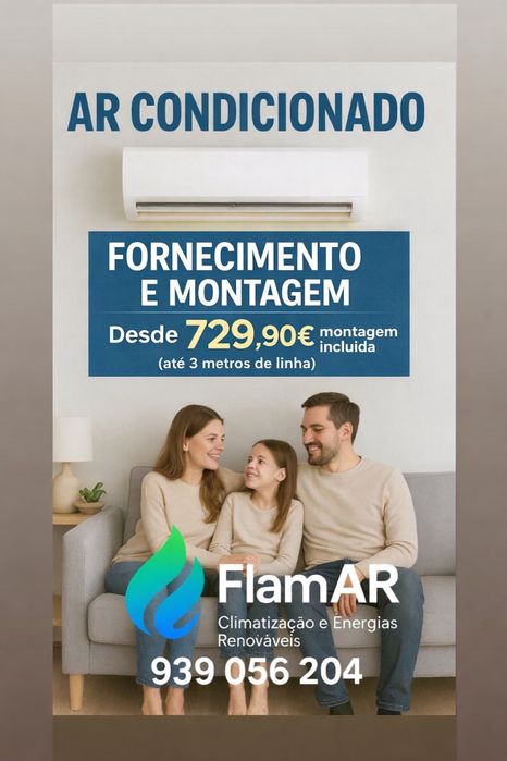 Ar Condicionado Fornecimento e montagem