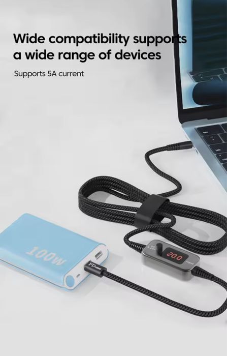 Кабель-перехідник type-c to DC зарядки для ноутбуків, роутера