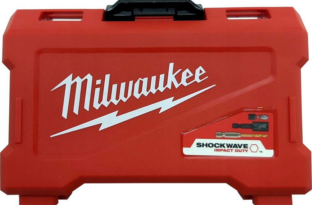 Zestaw bitów udarowych 40 elementów SHOCKWAVE MILWAUKEE plus wiertła