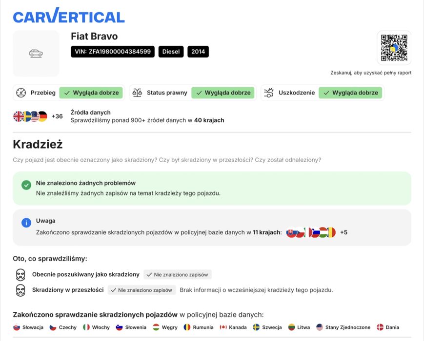 Fiat Bravo SPORT | 2014 r | 138 tys przebieg | Skórzana tapicerka |