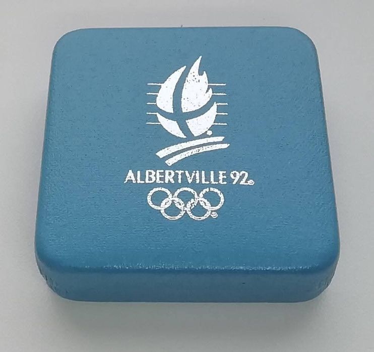 Франція 100 франків 1990р. СРІБЛО. ПРУФ. Олімпіада. Фристайл.
