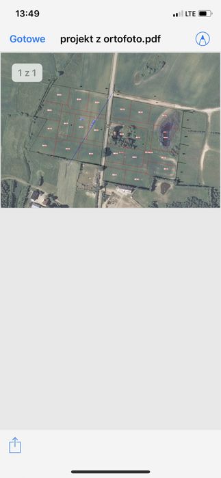 Działka budowlana 1380 m2