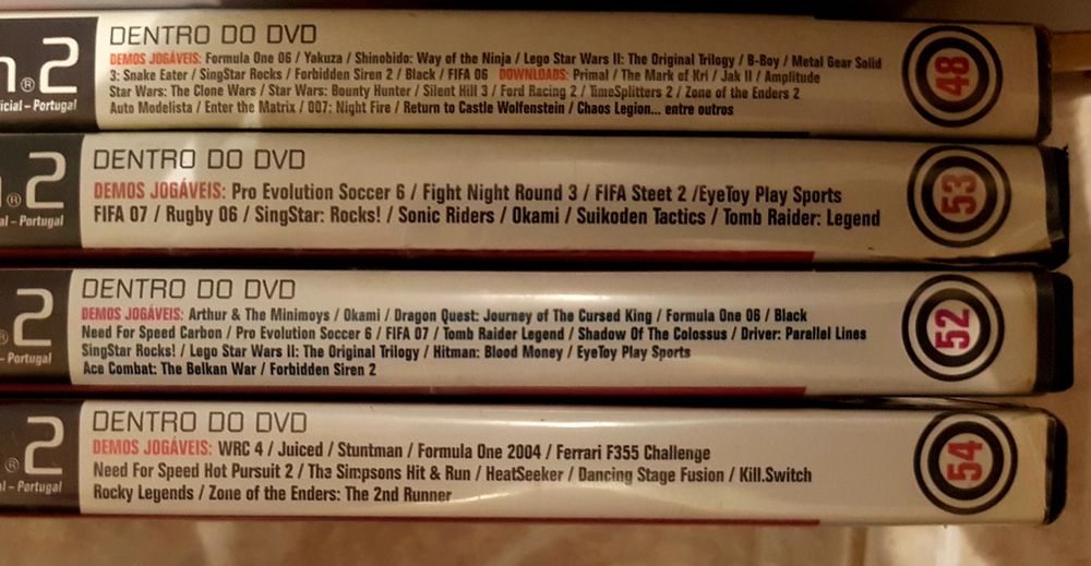 6 jogos PlayStation 2