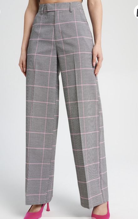 Garnitur w kratę nowy Sinsay XS/S