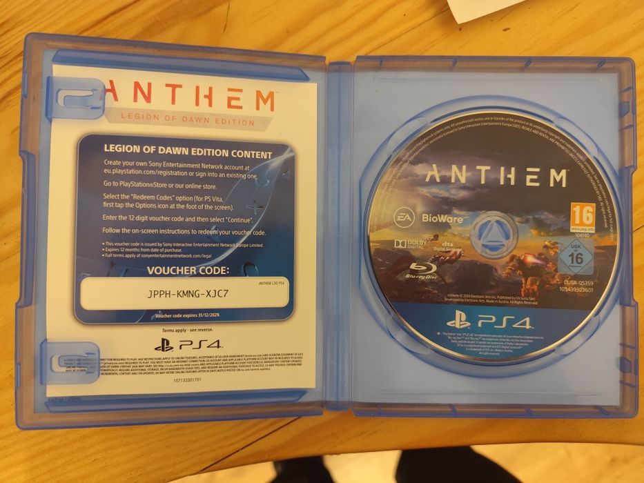 PS4 - Anthem - Legion of Dawn Edition