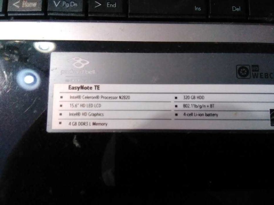 Packard Bell Laptop Computer482696647976560641