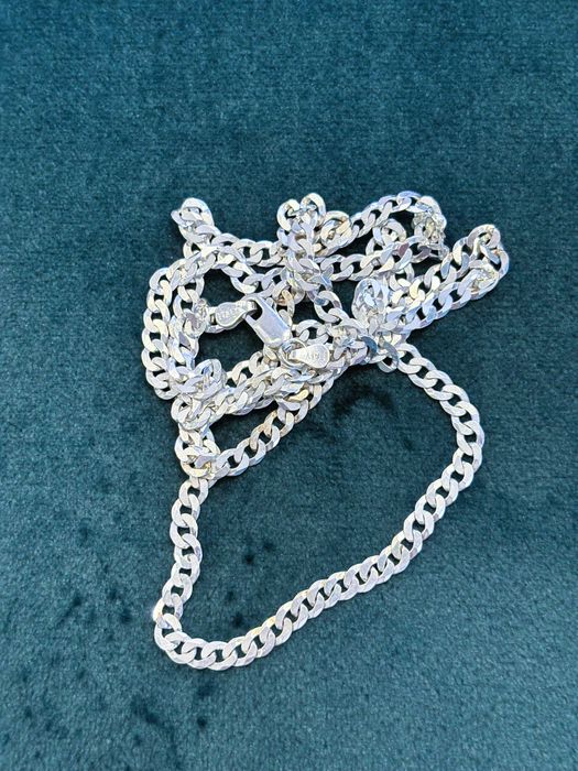 Biżuteria premium - męski łańcuszek - 70 cm (srebro z Włoch)