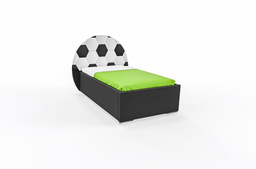 Łóżko sypialniane tapicerowane dla chłopca