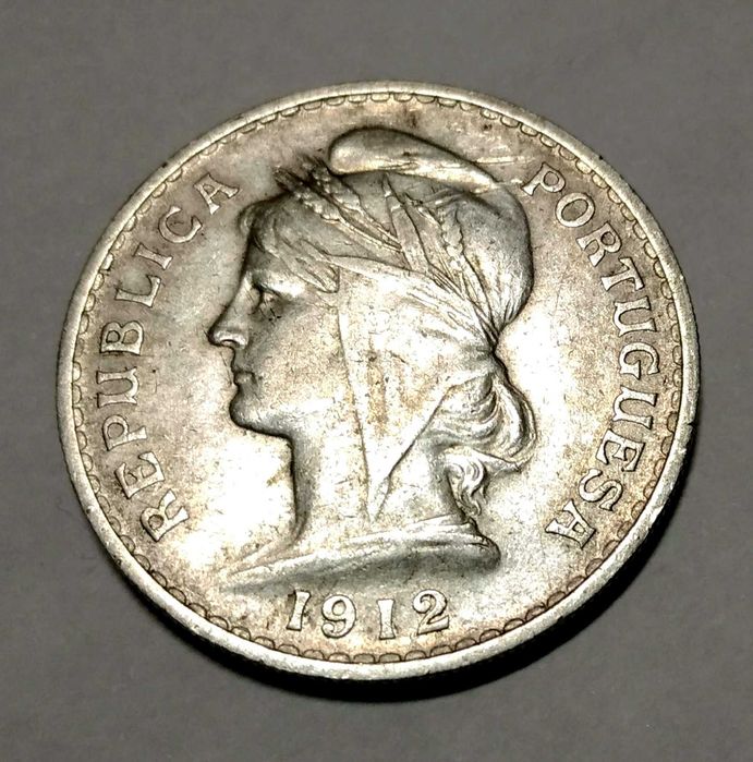 Moeda 50 centavos PRATA 1912