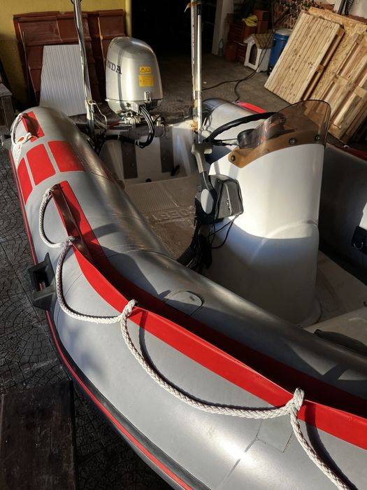 Barco semi-rígido  com motor Honda 40cv