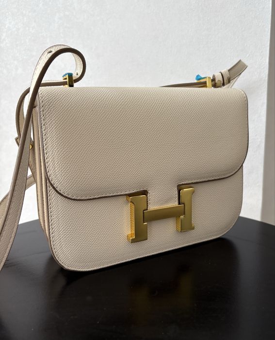 Шкіряна молочна сумочка сумка Гермес Hermes
