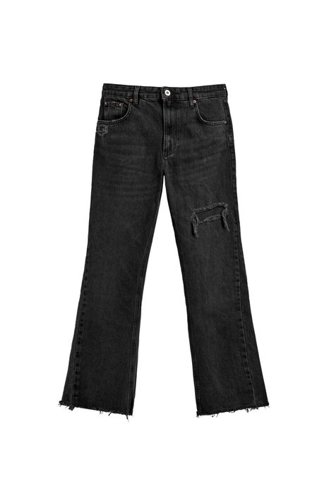 Zara flared type jeans джинсы клеш дистресс distressed  как у габбаны габаны