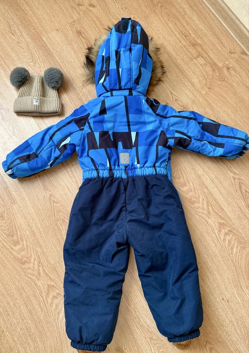Дитячий зимовий суцільний комбінезон для хлопчика Reima 98