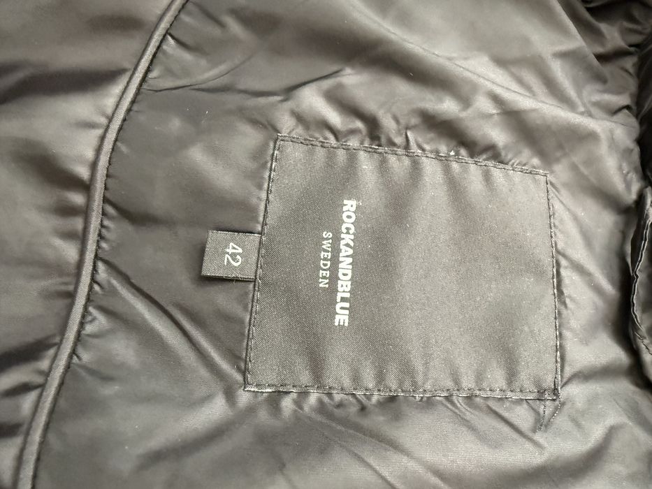 Kurtka damska puchowa czarna 38/40/M/L Rockandblue
