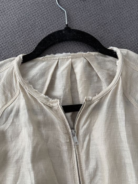 Лляно-Шовковий бомбер Massimo dutti