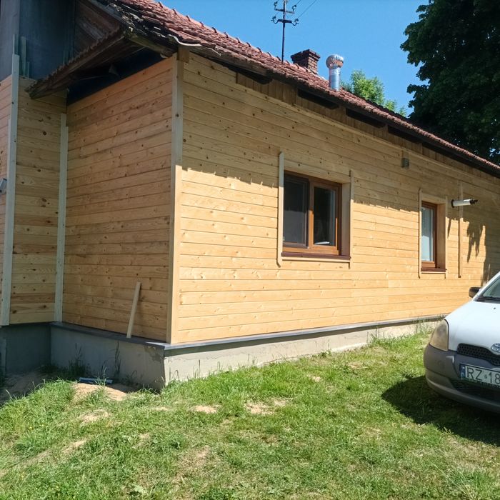 Tarasy drewniane, kompozytowe, elewacje drewniane