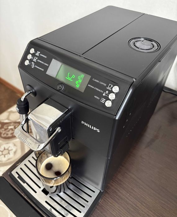 Кофеварка  Saeco Minuto кофемашина кавоварка обслужена є відео