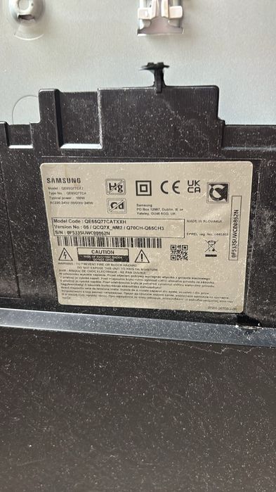 Podstawa noga stopa plus śruby Samsung QE65Q77CA (M2)