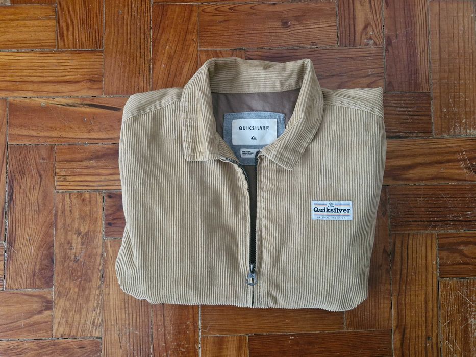 Casaco Quiksilver bombazine beje