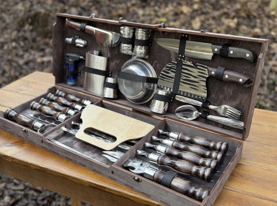 Супер шашличні набори для пікніку! Найкращий подарунок чоловікам!