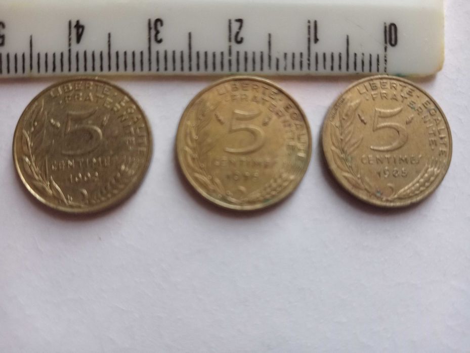 Francos franceses moedas numismática