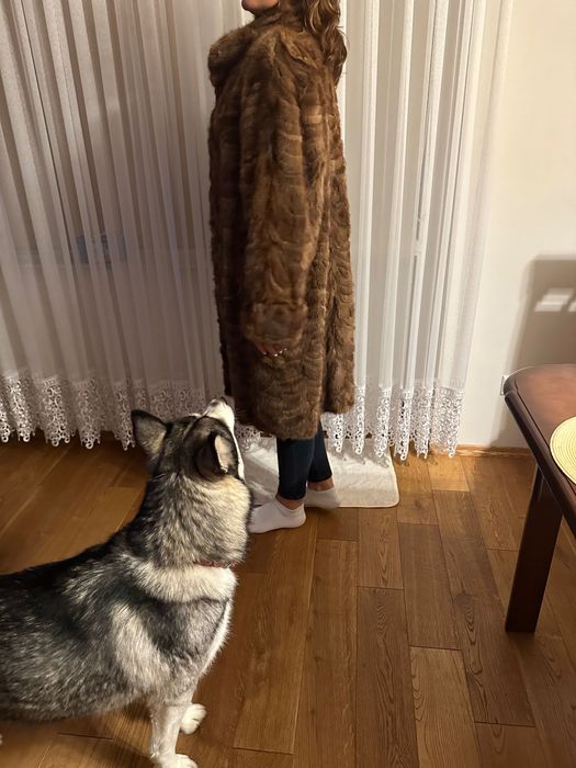 Futro z norek naturalne