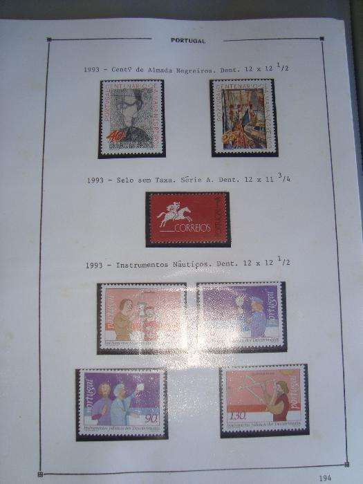 Colecção selos e blocos