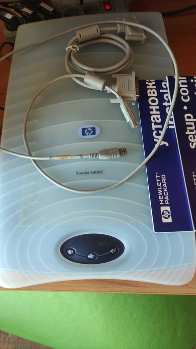 Робочий Сканер Hewlett Packard ScanJet 3400C (вир Малайзія) з кабелями