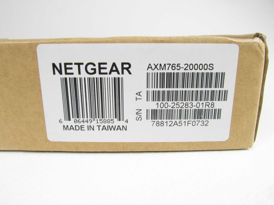 Moduł przekaźników sieci Netgear AXM765v2 światłowód 10 Gbit/s SFP+