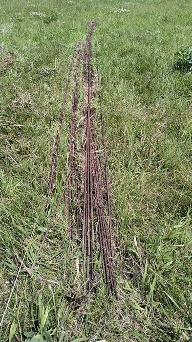 Sprzedam pozostałą po budowie stal fi 6mm i fi 12 mm (dł. 6m)