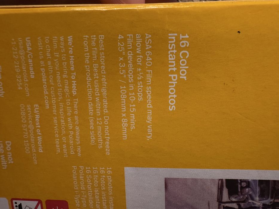 Фотопапір polaroid i-type