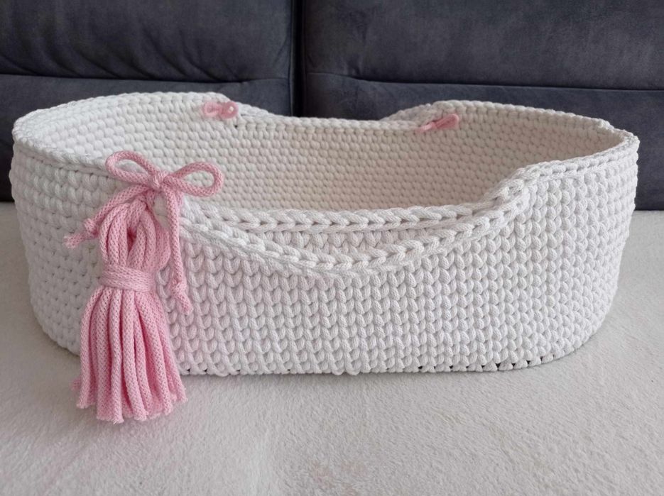 Kosz Mojżesza dla lalek niemowlaka prezent lalka łóżeczko