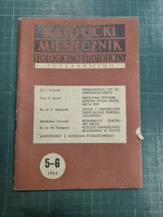 Katolicki Miesięcznik rok 1964