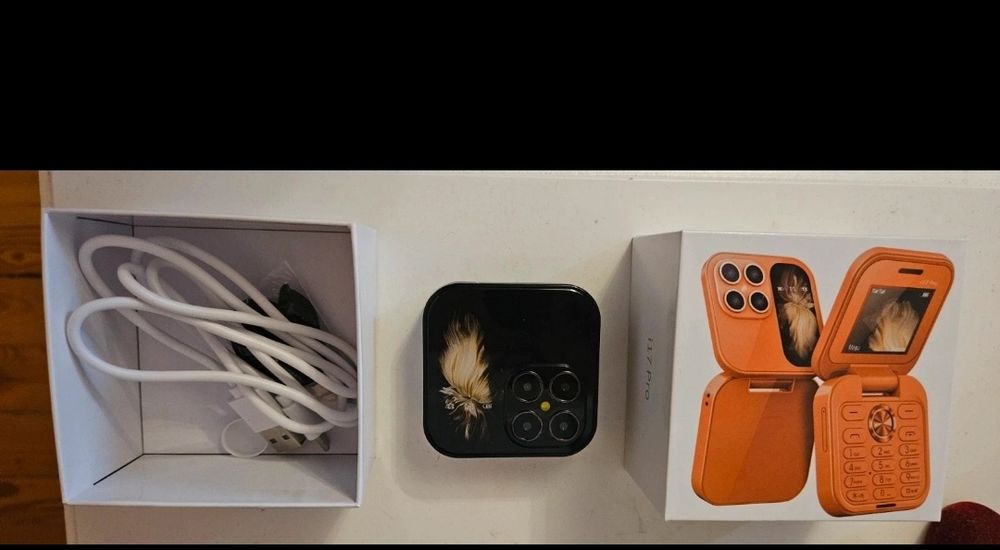 Nowy czarny telefon mini pro i17