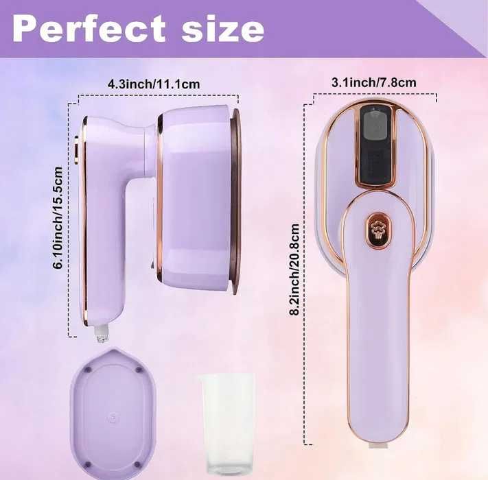 Mini Żelazko Parowe 1000W Podróżne Lilia Kolor HX-6198