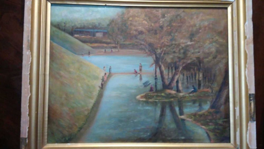 Картины маслом на холсте.