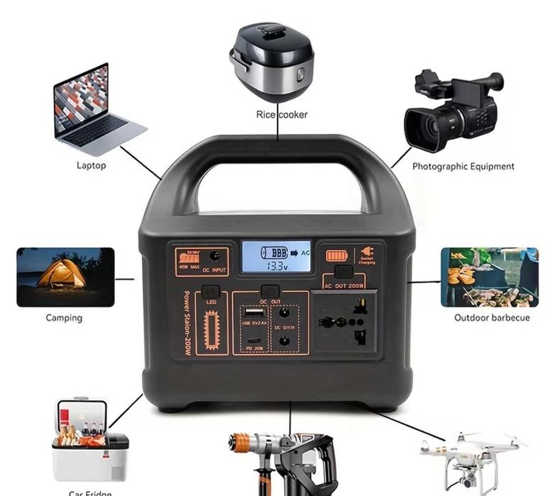 Зарядна станція  200 Вт | LiFePO4 | 220В |