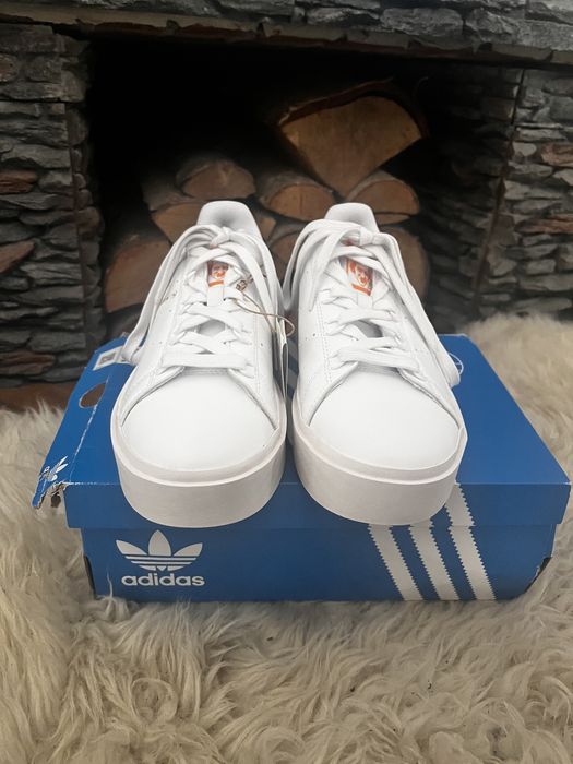 Buty sneakersy adidasy Adidas Stan Smith Bonega W GY9342 na platformie