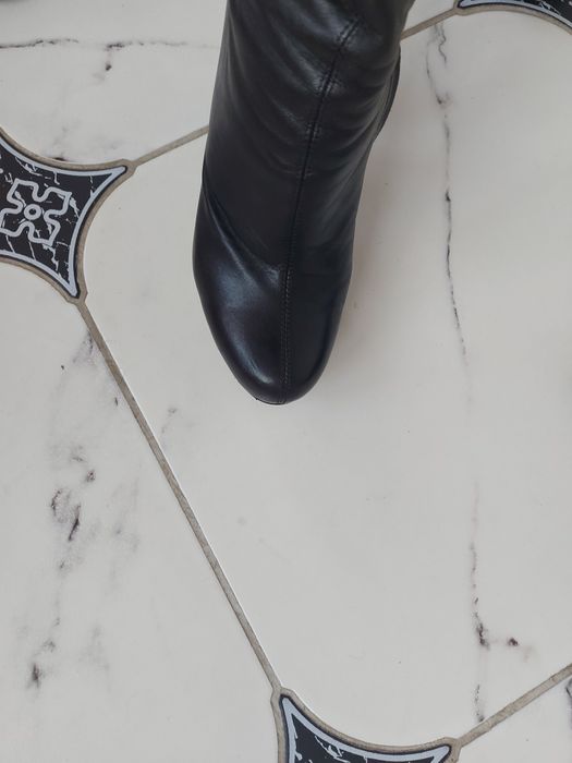 Сапоги жіночі шкіряні