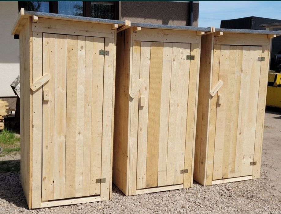Toaleta drewniana przenośna kibelek wc NA BUDOWE