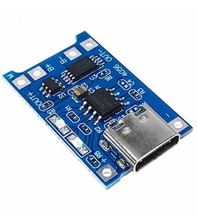 (10 шт.) Зарядный модуль TP4056 Type-C с функцией защиты аккумулятора.