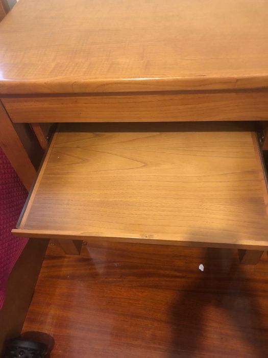 Secretária indvidual, madeira de carvalho