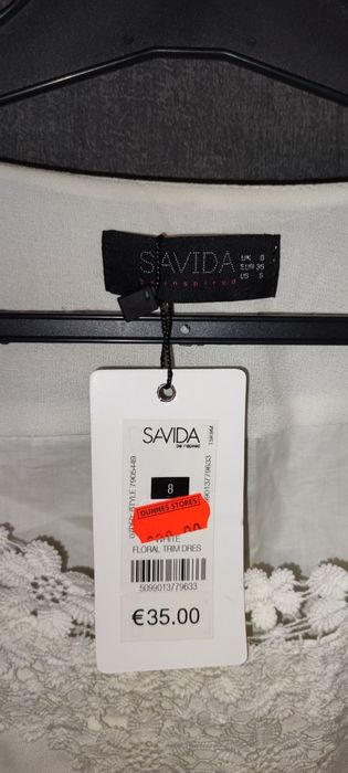 Sukienka biała  , Savida