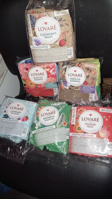 чай Ловаре 50 пак,в асортименті