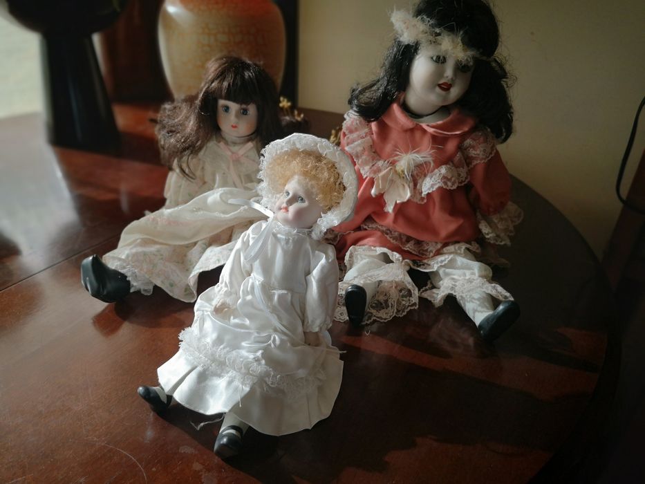 Bonecas de porcelana de coleção