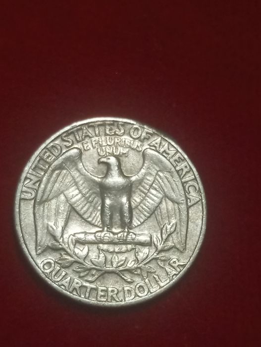 Продам 25 центов США, 1/4 доллара 1968 года, США перевёртыш,2ЕВРО.