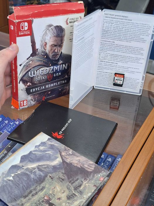 Wiedźmin 3 Dziki Gon Edycja Kompletna Nintendo Switch, BDB, CG