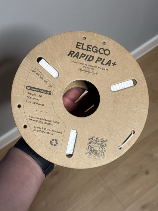 Elegoo Rapid PLA + white білий пластик bambulab creality