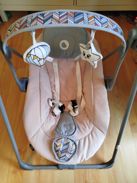 Leżaczek Bujaczek huśtawka lionelo